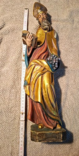 Religiöse holzfigur heiliger - holzfigur,