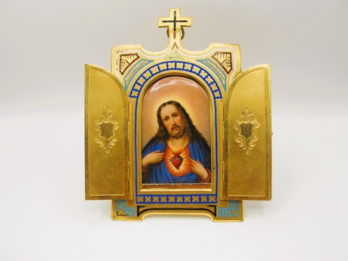 Reisealtar metall vergoldet - metall,