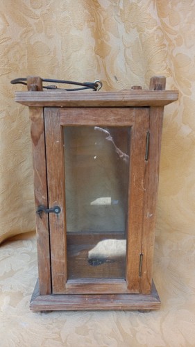 Versehlaterne aus holz - aus, mit