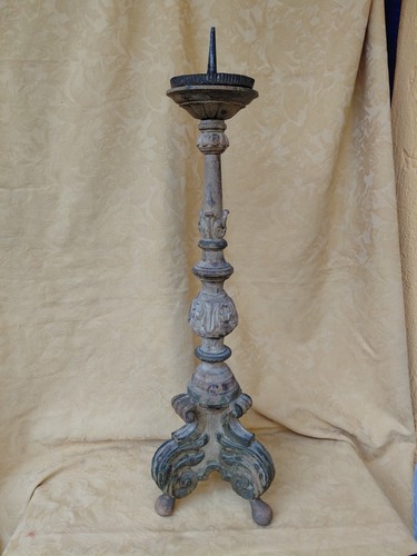 Altarleuchter holz barock - holz,,