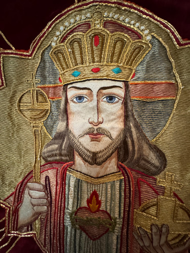 Chormantel christkönig herz - chormantel,, christkönig,