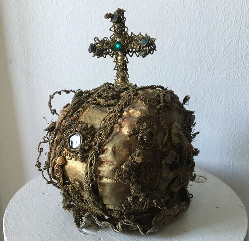 Antike große barock krone mit - barock,