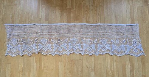 Antike weiße altardecke - antike,