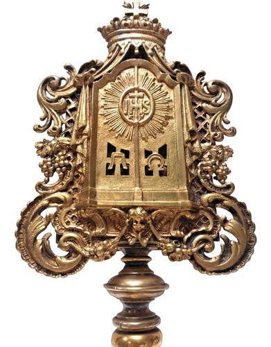 Antike rare custodia - antike, vergoldet