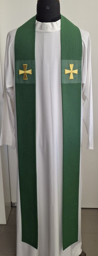 Priester stola grün - priester-stola,,