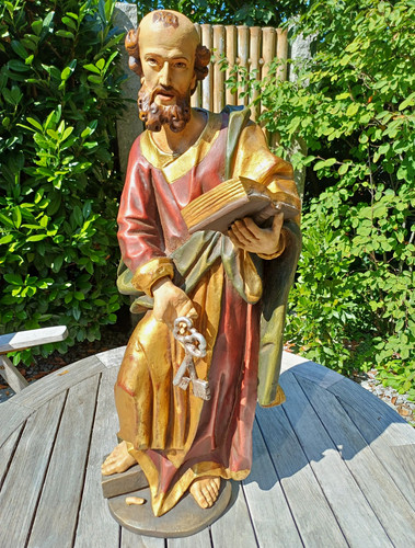 Heiligenfigur heiliger petrus - heiligenfigur,