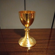 Antiker Messkelch vergoldet
