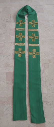 Lange grüne segensstola - segensstola, /