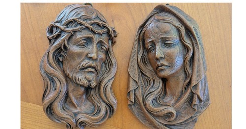 Jesus maria wachsrelief - wachsrelief, –